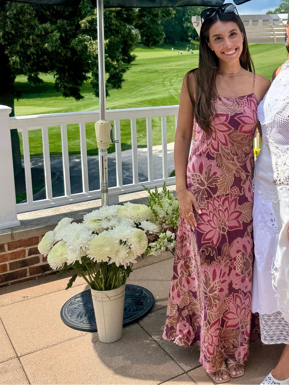 Rachel Zoe Pink Floral Maxi Dress